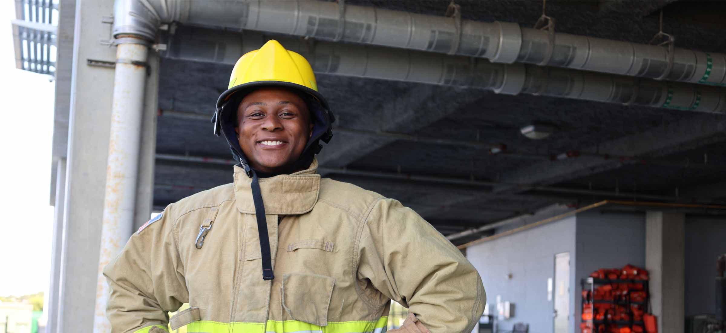 Fire Protection Technology Program Student