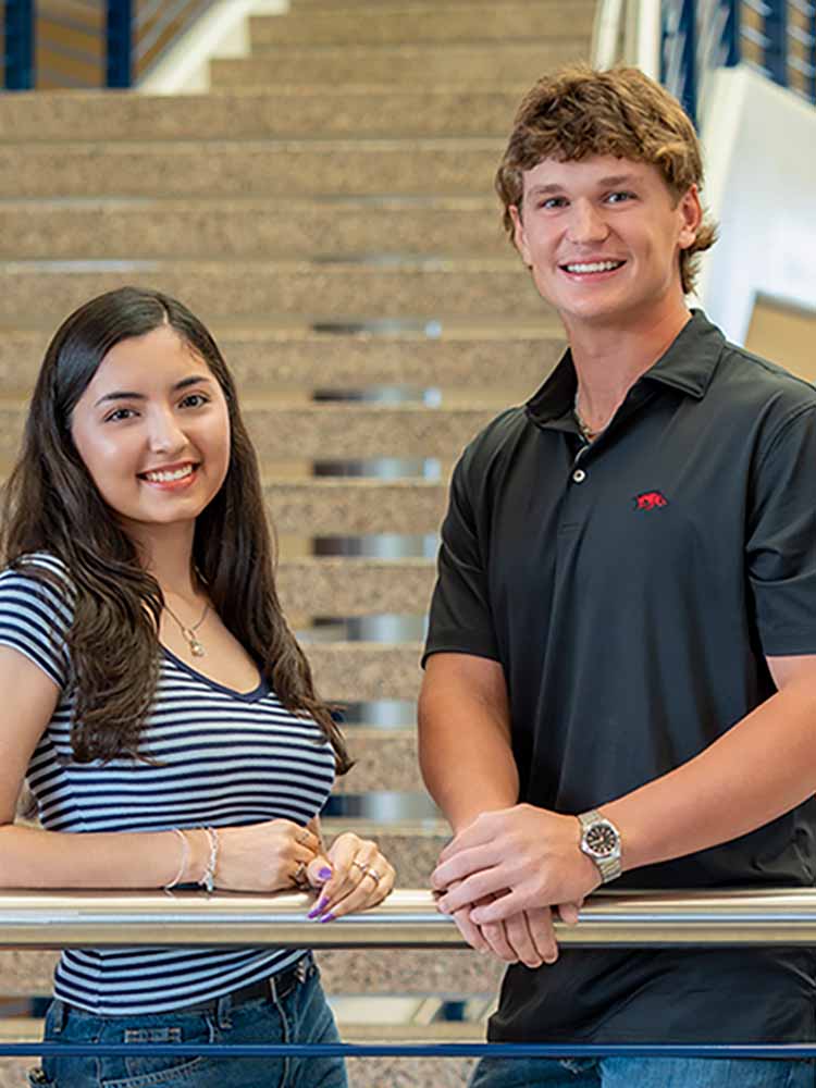 San Jac Male and Female Student